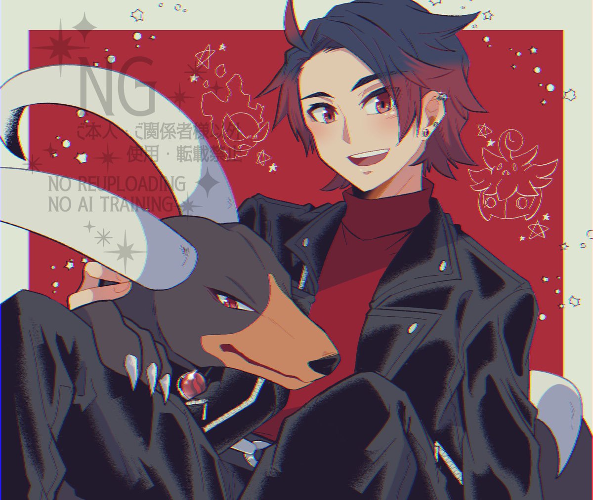 👻happy Halloween⭐︎⭐︎⭐︎🎃（自機と🔥🐺