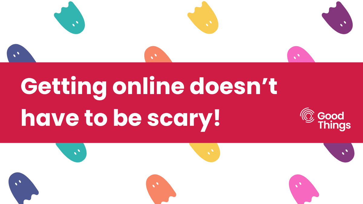 GoodThingsFdn's tweet image. Getting online doesn't have to be scary!
Learn tricks that'll help you take your first steps with digital with Learn My Way.
Or treat yourself by advancing your knowledge about artificial intelligence with our brand new AI Gateway.
Learn more at goodthingsfoundation.org.