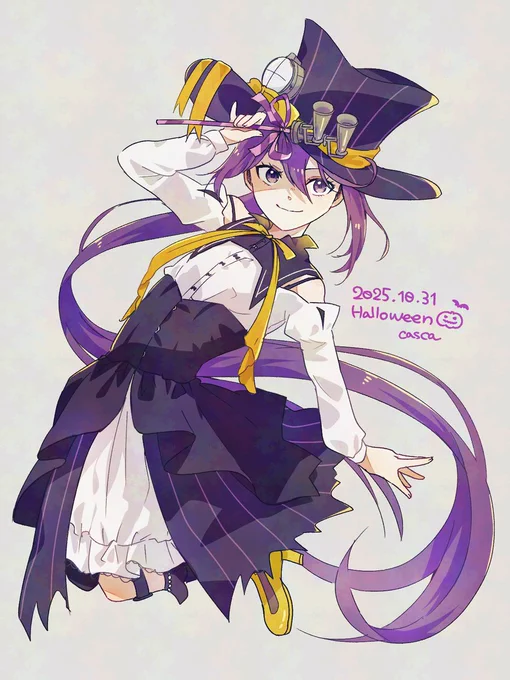 曙ハロウィンmode…可愛すぎませんか?? #毎週何か描くcasca