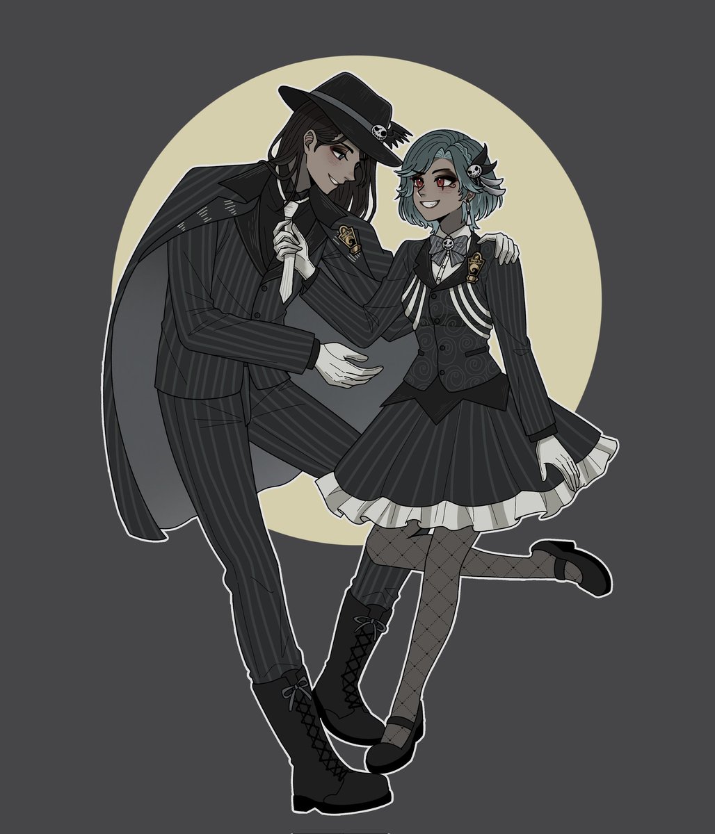 [ #Haluween2025 | #TwstYume #Twst夢 ]
— 夢 debut : JamiNima 🐍🦂 

Two souls, one moon, endless mischief.

🎃 Happy Halloween!! 🎃