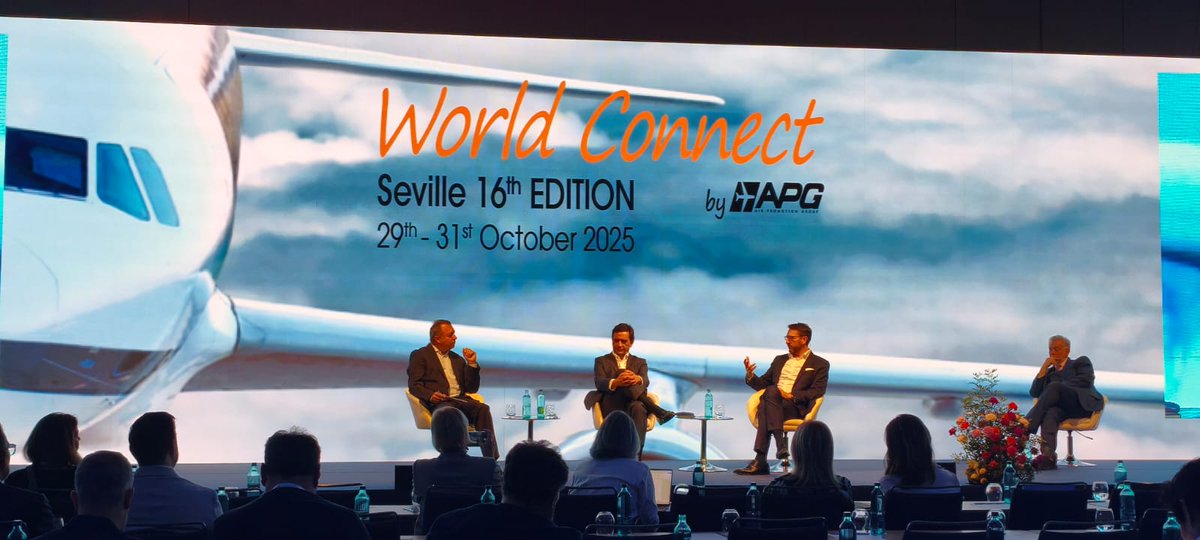 APG_Network's tweet image. Taking communication to cruising altitude at World Connect!
Leadership at 35,000 Feet: How to effectively communicate your brand &amp;amp; product offering in today’s age
With Luis Felipe de Oliveira, Luis Rodrigues (#TAP), and Martyn Holmes (@Embraer).
#APGWC2025