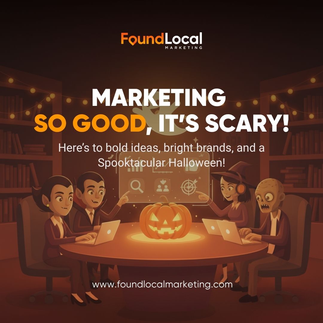 FoundLocalMktg's tweet image. 🎃 Marketing so good, it’s scary!

Here’s to bold ideas, bright brands, and a spooktacular Halloween from the team at Found Local Marketing 👻
👉 foundlocalmarketing.com

#HappyHalloween #DigitalMarketing #FoundLocalMarketing #MarketingAgency   #MarketingTips #Halloween