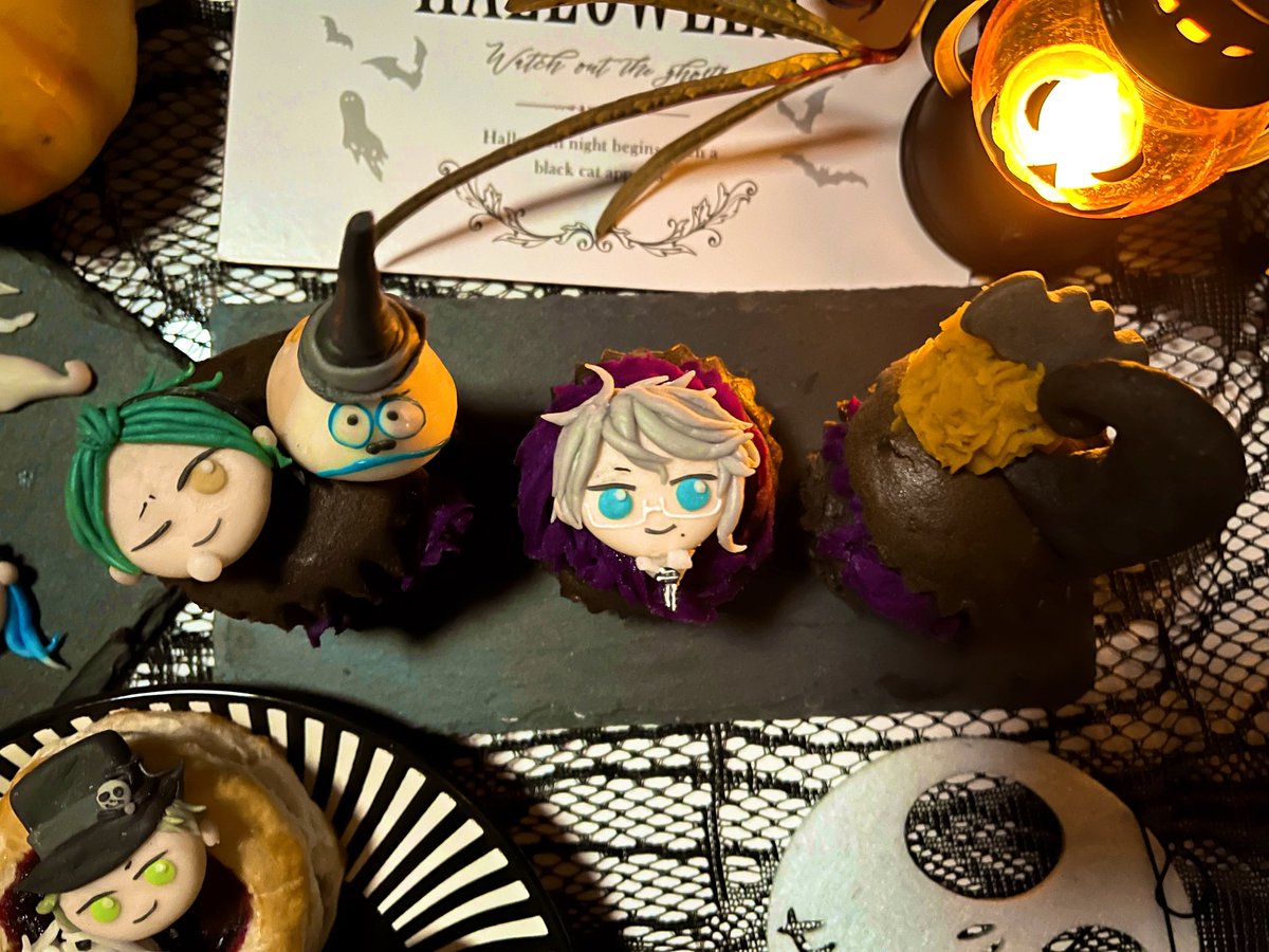 msk_3y's tweet photo. Happy Halloween🎃🖤

#ツイステ製菓部
#ツイステ料理部 https://t.co/Aeel8ozRyv