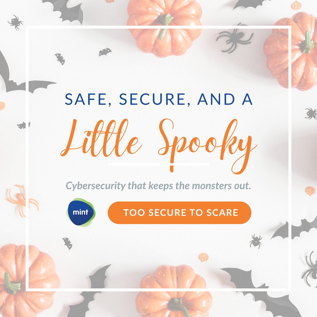 Keep the chills fun this Halloween. With enterprise-grade cybersecurity, the only thing haunting your business will be leftover candy.

🔵 Contact Mint today.
hubs.li/Q03R3QC10

#CyberSecurity #ManagedServices #MicrosoftSecurity #CreateTomorrow