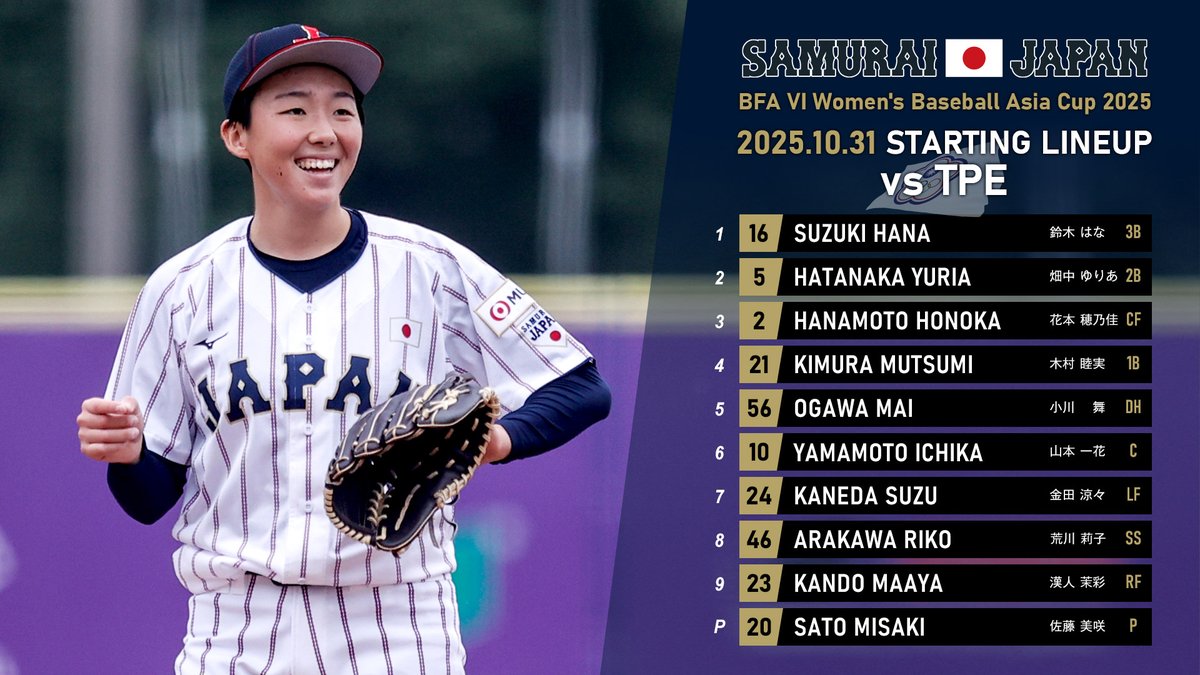 野球日本代表 侍ジャパン 公式 (@samuraijapan_pr) / Posts / X