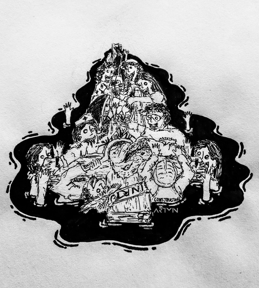 Artmin_'s tweet photo. halloween (flood control project edition) 🧟‍♂️
.
#ArtPH #Artmin https://t.co/DLOTygH8yo