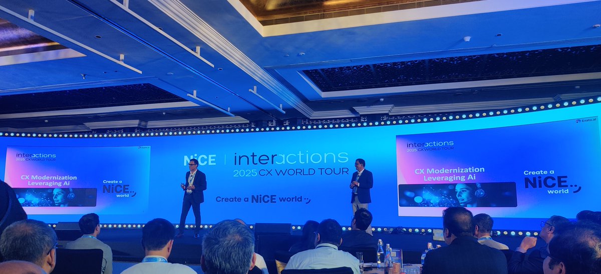 usharmaa999's tweet photo. CX Modernization Leveraging AI by
https://t.co/DjegNYZv5T
@NICELtd 

#CXWorldTour
#NiCEiMumbai
#CreateNiCEWorld https://t.co/UwvK8mZaHj