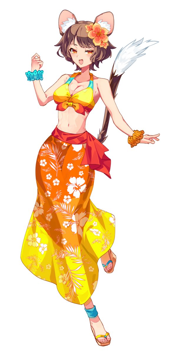 Hidumegi's tweet photo. つなぐにて、杜盛きこり様に創作キャラの立ち絵を描いていただきました。南国ねずみっ子です。今までにいなかったタイプのキャラをイメージ以上に可愛く仕上げてくださり、大満足じゃ……。
（PRタグはつなぐの卵商品で発注させていただいたためとなります！）
#PR
https://t.co/2DRBcXHTLl https://t.co/2kE4Ve6UlR