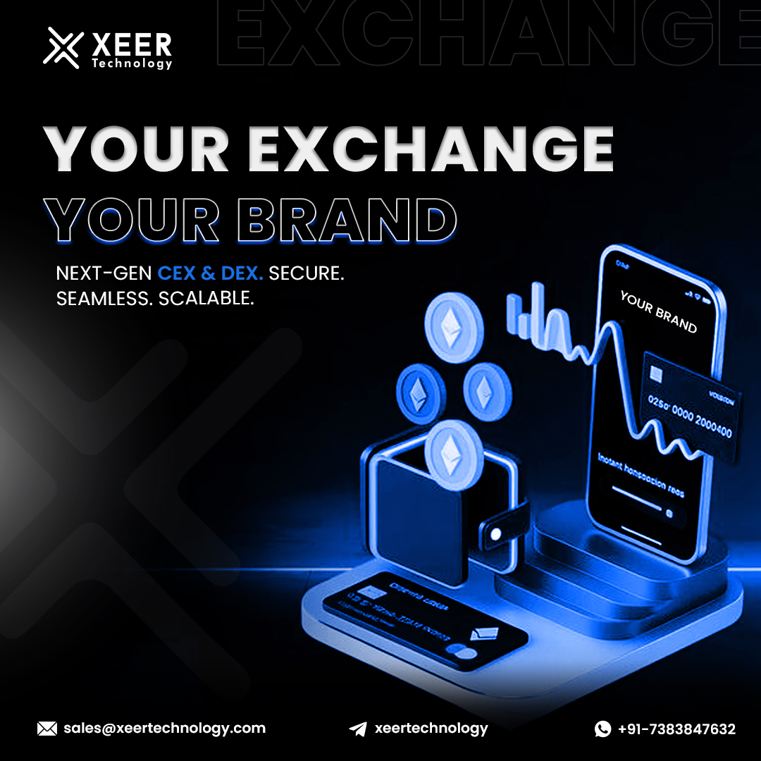 technology_xeer's tweet image. 🌟 Your Exchange. Your Brand.
We build secure, scalable CEX & DEX platforms —
with liquidity, KYC, wallet & admin panel ready to go.
#ExchangeDevelopment #CryptoBusiness #XeerTechnology