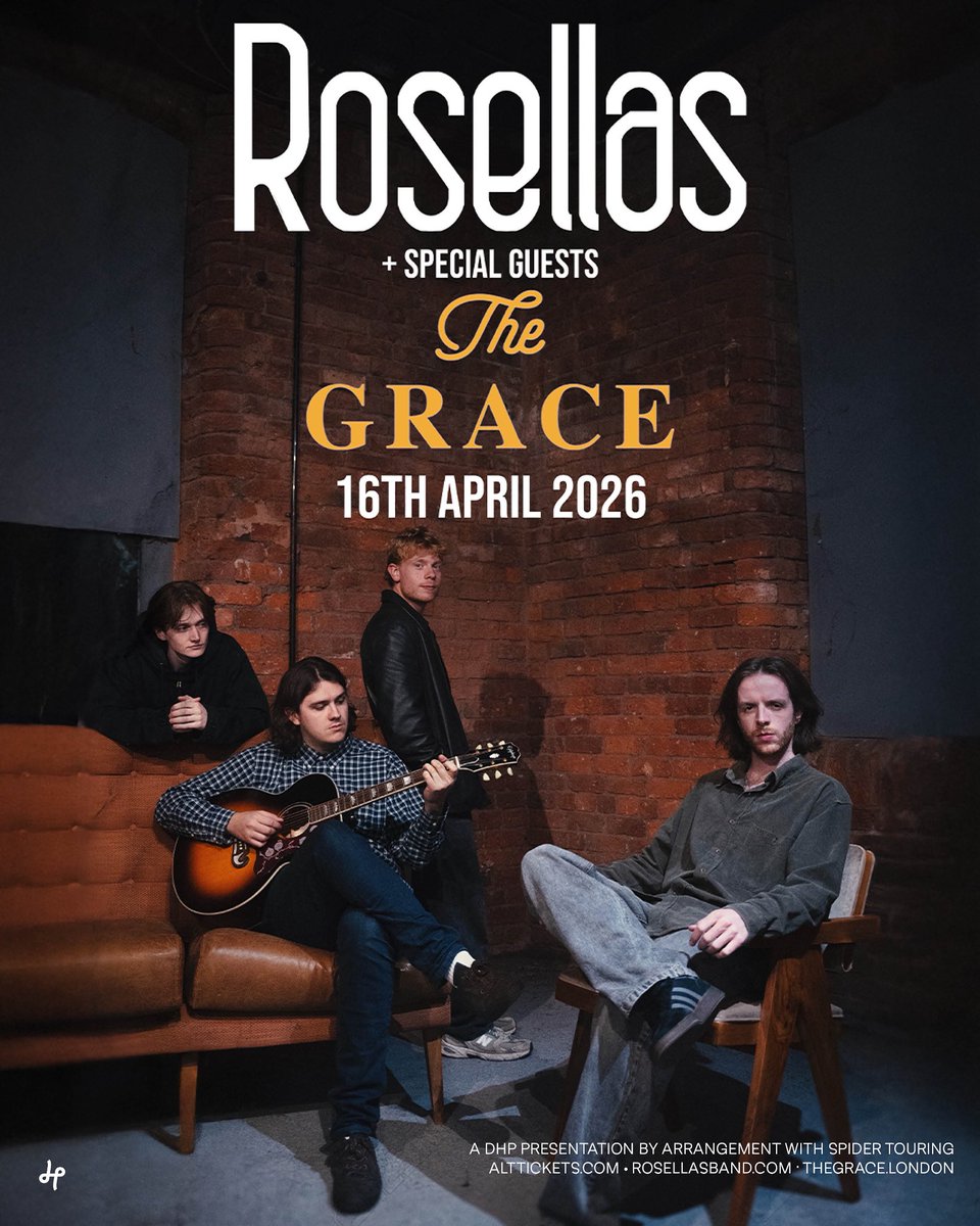 Tickets for our headline show at The Grace in London are ON SALE NOW 🌹

📅 - Thursday 16th April ‘26
Tickets 🎫 - thegrace.london/gigs/rosellas-…