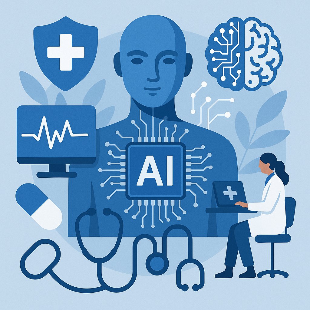 CsharpCorner's tweet image. 🧠 𝐀𝐈 𝐢𝐬 𝐭𝐫𝐚𝐧𝐬𝐟𝐨𝐫𝐦𝐢𝐧𝐠 𝐡𝐞𝐚𝐥𝐭𝐡𝐜𝐚𝐫𝐞 by improving accuracy, efficiency, and patient care.
🩺 Enables 𝐞𝐚𝐫𝐥𝐲 𝐝𝐢𝐬𝐞𝐚𝐬𝐞 𝐝𝐞𝐭𝐞𝐜𝐭𝐢𝐨𝐧 and more accurate diagnoses.
💊 Powers 𝐩𝐞𝐫𝐬𝐨𝐧𝐚𝐥𝐢𝐳𝐞𝐝 𝐭𝐫𝐞𝐚𝐭𝐦𝐞𝐧𝐭 𝐩𝐥𝐚𝐧𝐬 tailored to…