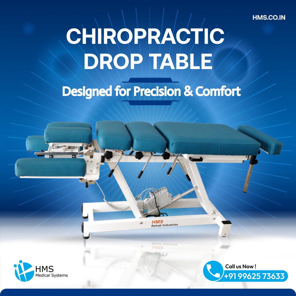 HmsSystems's tweet image. Enhance precision and comfort in every chiropractic session with our advanced Drop Tables.

Learn more - hms.co.in/chiropractic-d…

#ChiropracticEquipment #DropTable #PhysiotherapyEquipment #Healthcare #Innovation #MedicalDevices #Healthcare #Medical #physioclinic #physio #health