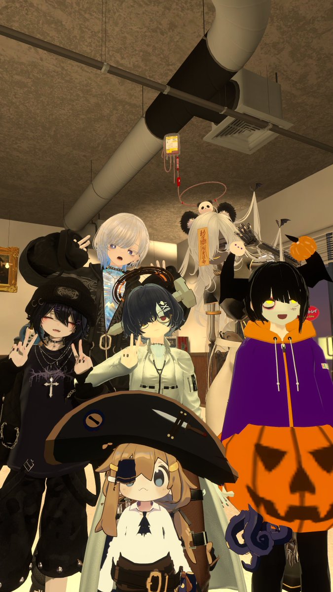 c1luciddream's tweet image. Happy Halloween!
#シルバートレイVRC