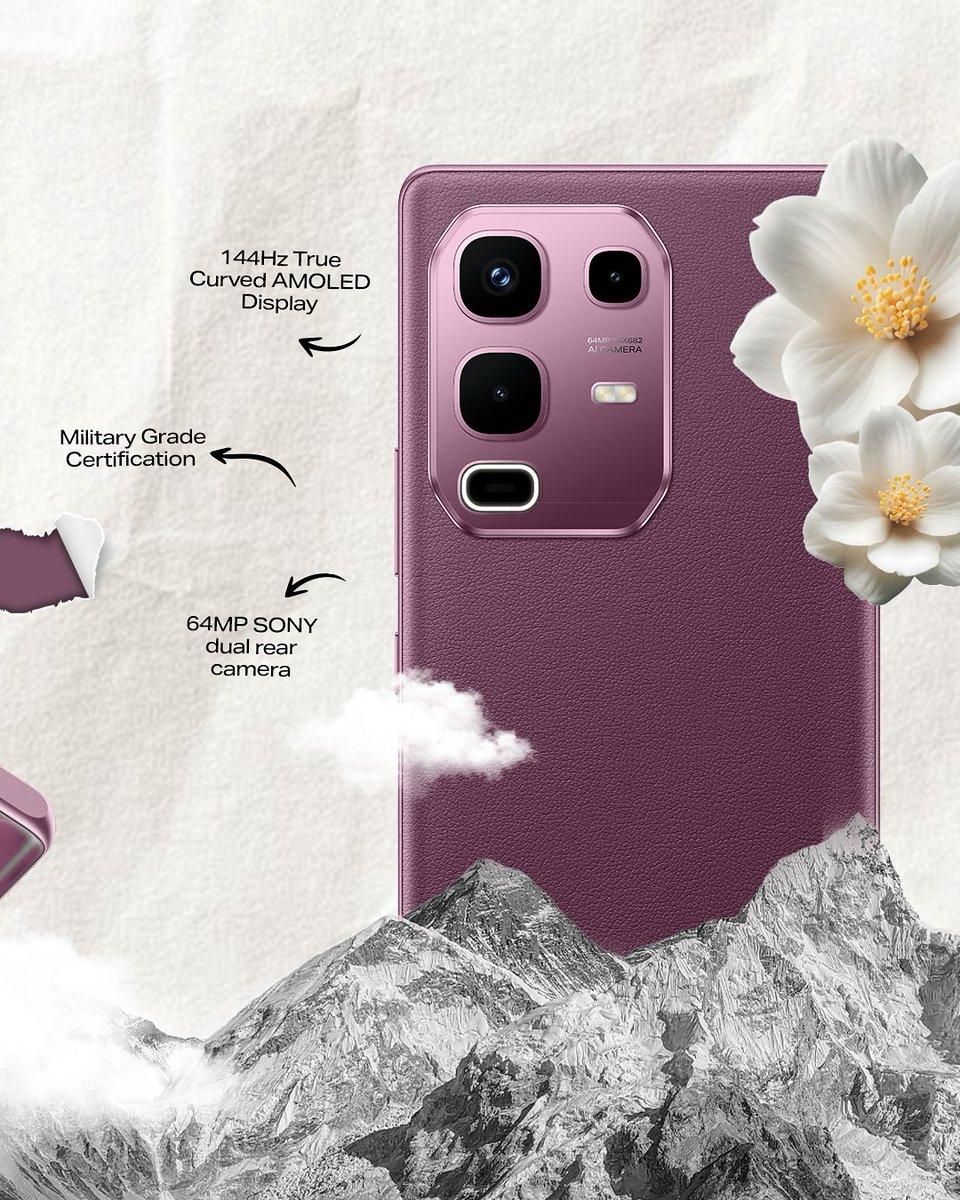 CarlcareIndia's tweet image. Same Amazing Performance but New Personality✨

Note 50s now in Mystic Plum!

#InfinixNote50s #Mysticplum #infinixindia #carlcareservice