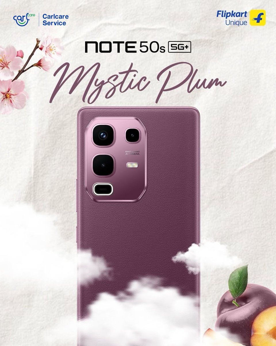 CarlcareIndia's tweet image. Same Amazing Performance but New Personality✨

Note 50s now in Mystic Plum!

#InfinixNote50s #Mysticplum #infinixindia #carlcareservice