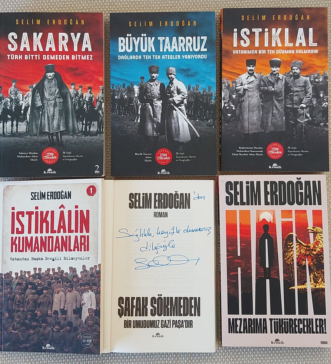 Sonunda, imzalı bir tane alabildim. Serinin devamını bekliyorum. <a href="/HarpCografyasi/">DR. SELİM ERDOĞAN</a> 'na ve <a href="/KronikKitap/">Kronik Kitap</a> 'a teşekkürlerimle...