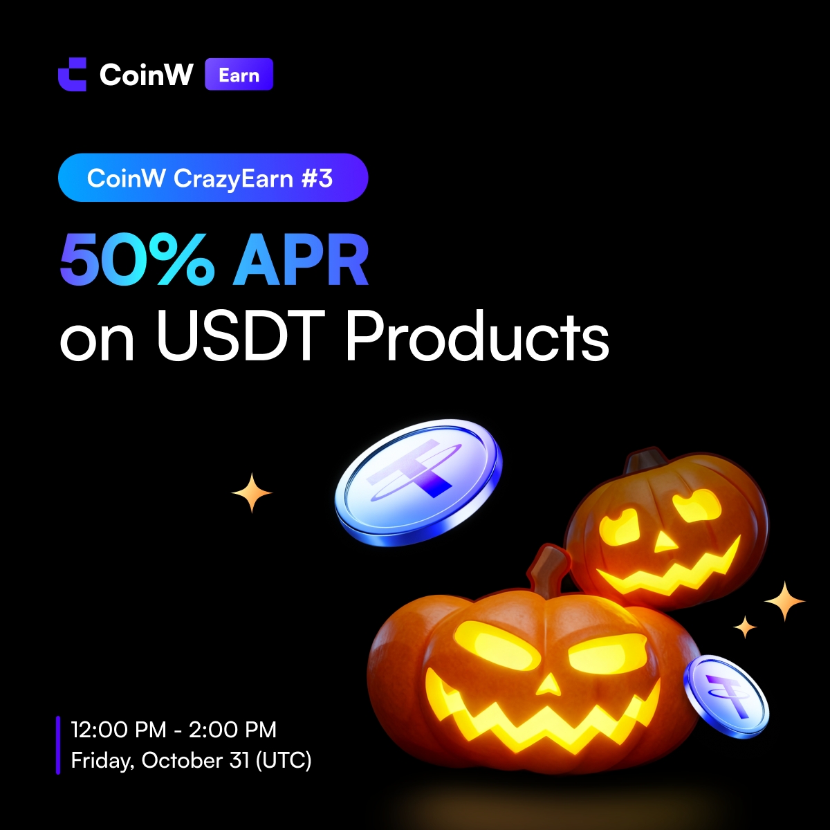 🤩 Crazy Earn #3 Warm-up Event is Coming!

1️⃣ Follow <a href="/CoinWOfficial/">CoinW</a>
2️⃣ Like and RT this tweet: bit.ly/4qChfYM
3️⃣ Drop your UID below

5 users will grab a $50 Bonus each. LFG!