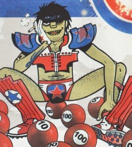 2docDemonDays's tweet photo. rock the house murdoc might be one of my biggest hear me outs
 (ignore the blue twink) https://t.co/BcnPszTDOb