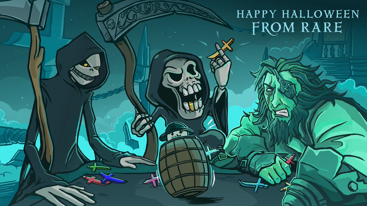 It's Halloween, so we made you this art of some certified <a href="/RareLtd/">Rare Ltd.</a> Spooky Boys doing the one thing that's enjoyed by all custodians of damned souls: friendly competition via a popular family board game. Enjoy your own creepy celebrations, whatever they are!