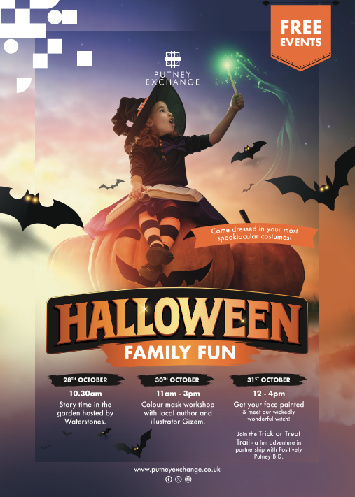 Trick or treat? We know which we prefer! As part of Positively Putney's <a href="/putney_bid/">Positively Putney</a> Halloween events, the Trick or Treat Trail returns tonight between 1pm &amp; 4.30pm. putneyexchange.co.uk/putney_events/… Shops including us will be handing out goodies, so don't forget to pop into Spooking Feet!