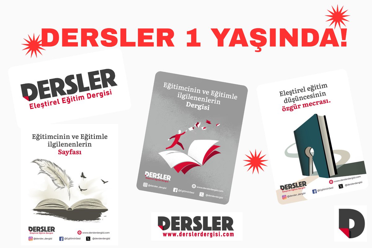 DERSLER 1 YAŞINDA! 
1 Kasım Cumartesi saat 11.00'de 
DT Çağdaş Sanatlar Merkezi Gülten Akın Salonunda düzenleyeceğimiz forum ve panelimize davetlisiniz.