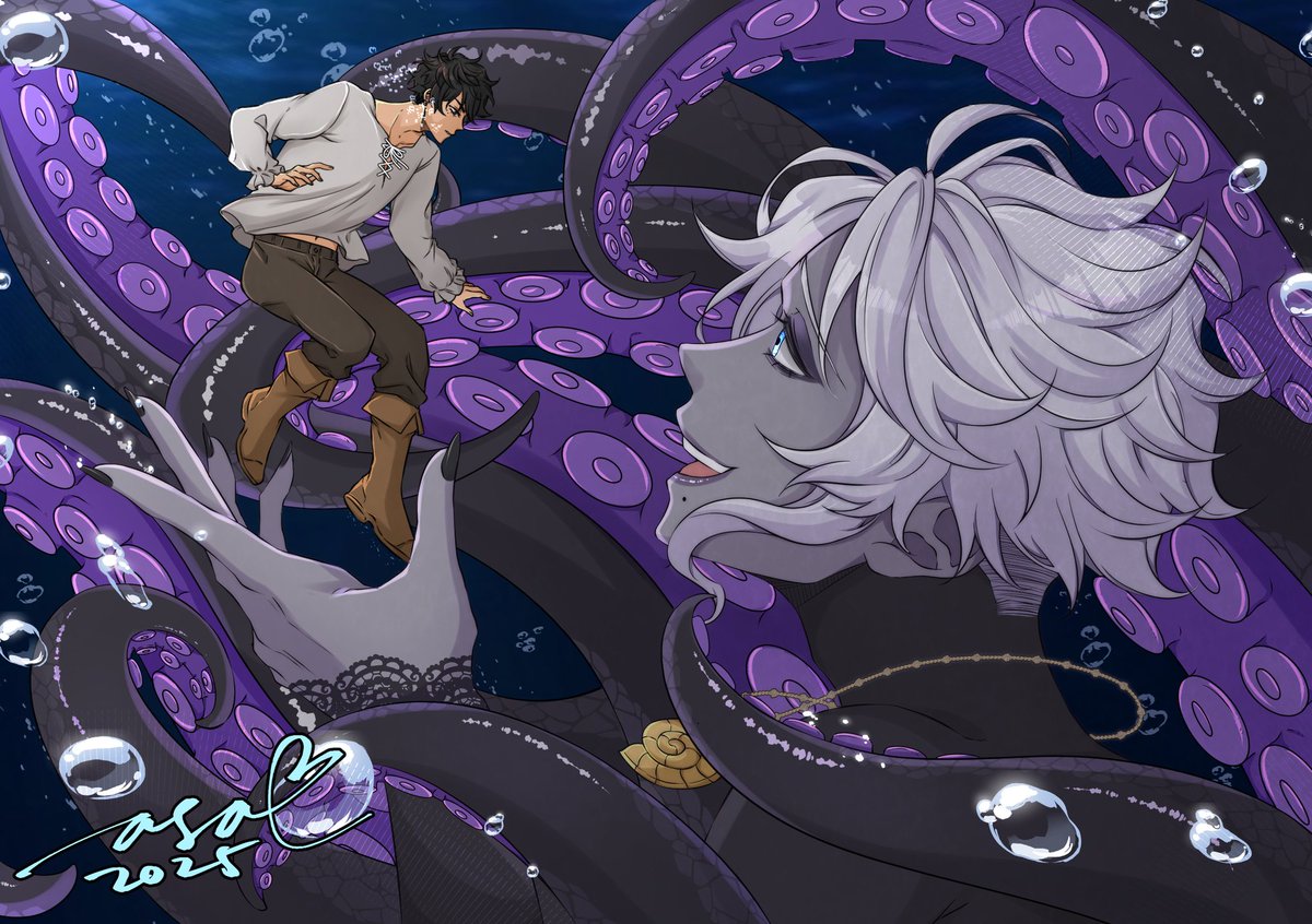 [Yume夢 || #nazul 🖤🐙] 

"𝑰 𝒘𝒊𝒍𝒍 𝒈𝒊𝒗𝒆 𝒚𝒐𝒖 𝒆𝒗𝒆𝒓𝒚𝒕𝒉𝒊𝒏𝒈 𝒚𝒐𝒖 𝒅𝒆𝒔𝒊𝒓𝒆...𝒃𝒖𝒕 𝒑𝒓𝒐𝒎𝒊𝒔𝒆 𝒎𝒆 𝒐𝒏𝒆 𝒕𝒉𝒊𝒏𝒈...

𝒀𝒐𝒖 𝒔𝒉𝒐𝒖𝒍𝒅 𝒏𝒆𝒗𝒆𝒓 𝒈𝒐 𝒃𝒂𝒄𝒌 𝒕𝒐 𝒕𝒉𝒆 𝒔𝒖𝒓𝒇𝒂𝒄𝒆..."

#noirphantasia25 #Haluween2025