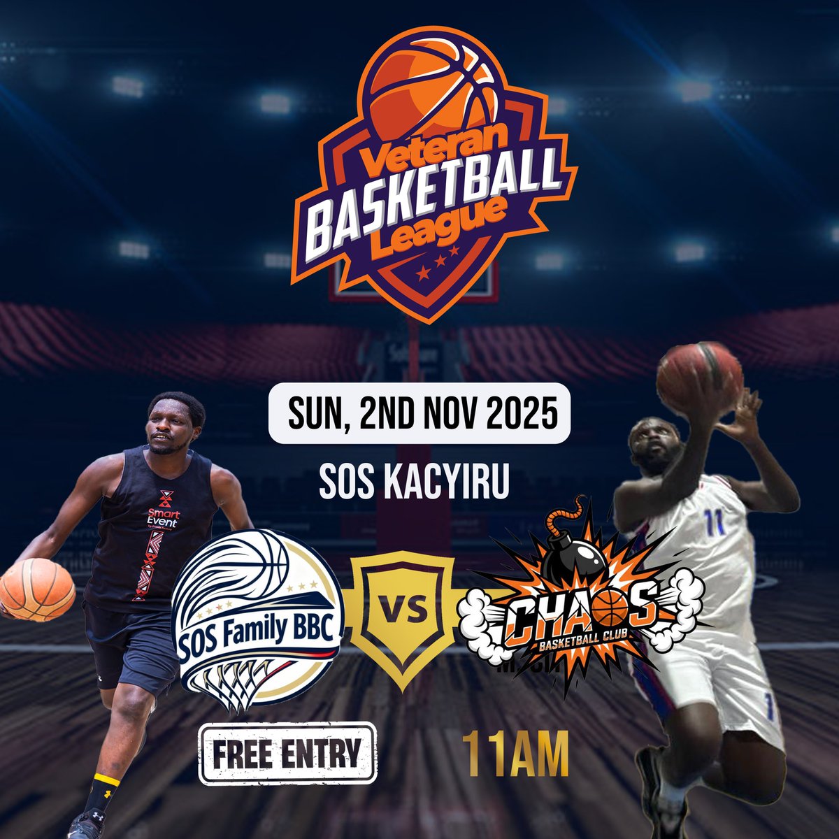 Rwanda_Vbl's tweet photo. 🏀 VBL Game Day 3!

SATURDAY:
IMITALI 🆚 GIKONDO LIONS @ KIST 11PM
SUNDAY:
GREEN STARS 🆚 KAGOMA @ Gahanga 11PM
CREST LEGENDS 🆚 K.BULLS @ Green Park Gahanga 11PM
SOS FAMILY 🆚 CHAOS BBC @ SOS 11PM

🔥 Another weekend of pure veteran basketball energy!
#VBL2025 #BasketballRwanda https://t.co/93JznJl1PK