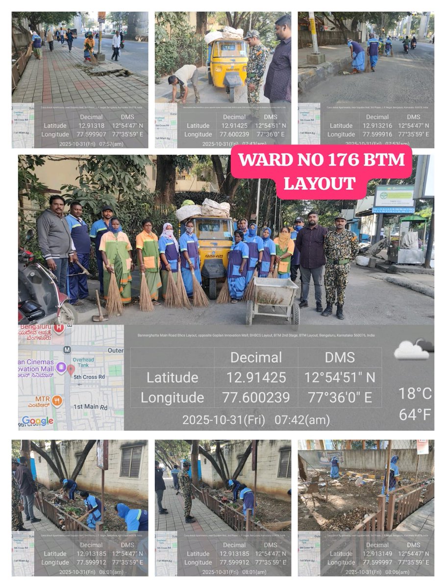 comm_blr_south's tweet photo. Intensive cleaning works taken up in BTM layout today.
#DKShivakumar #gbachiefcommissioner #GreaterBengaluruAuthority #INTENSIVECLEANING #BTMLayout https://t.co/2lsULqs8tE