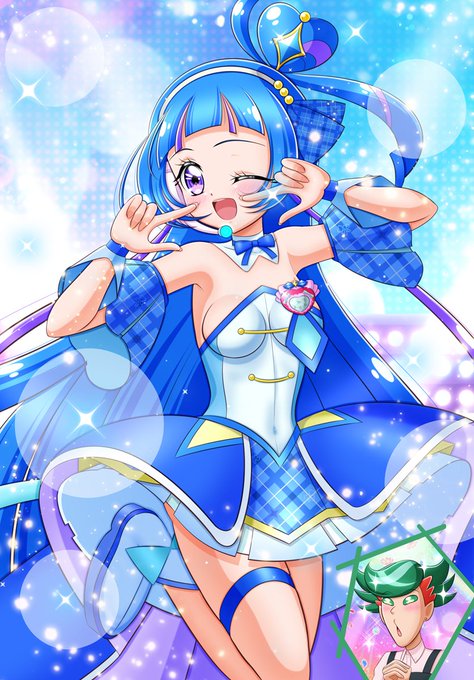 キュアウインク(蒼風なな)💖ザックリン🎵咲良うた💧紫雨こころ🍮田