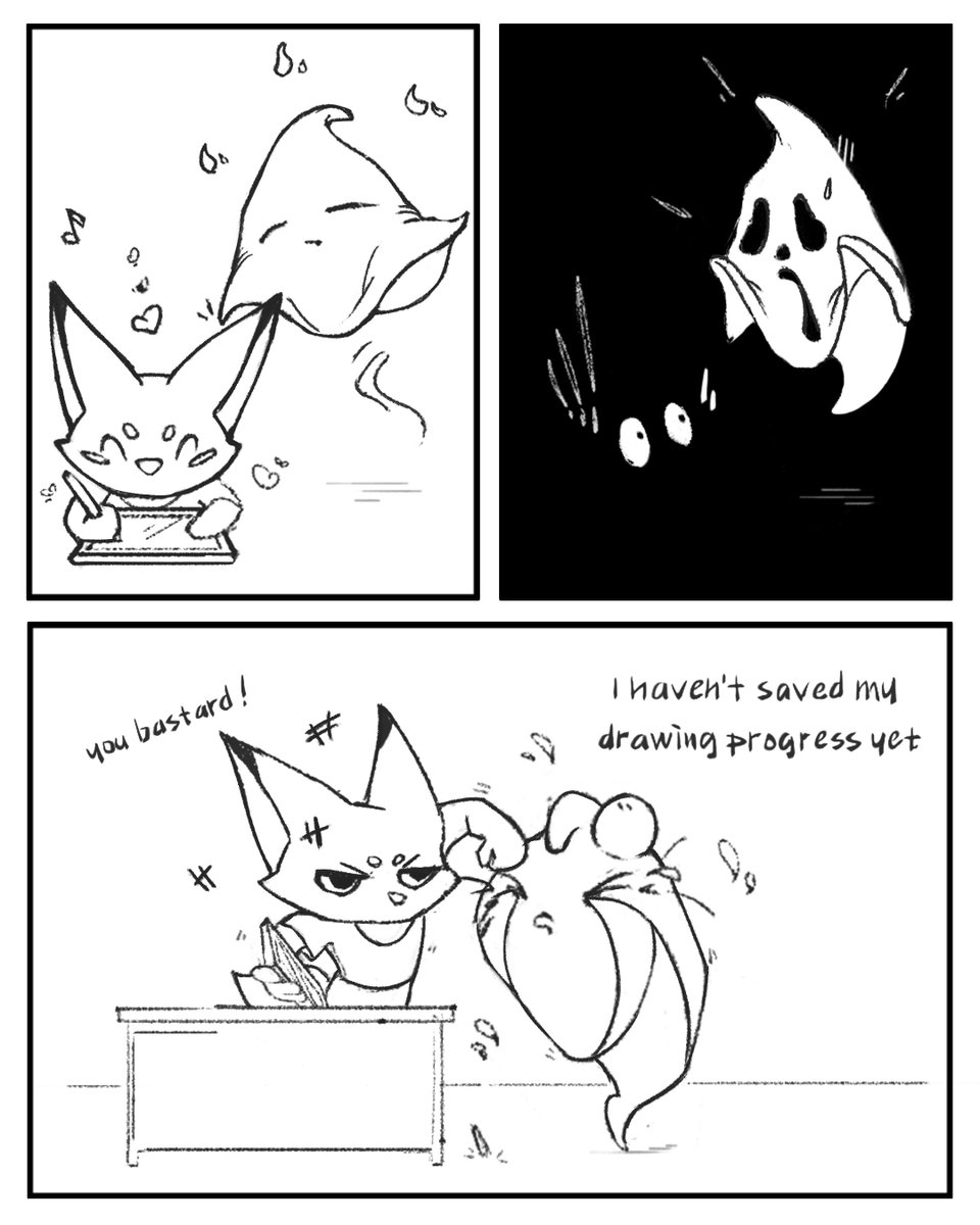 xppen_uk's tweet image. When artists get powered off by ghost👻....
Remember: No Save? No Mercy.

#XPPen #Halloween #ArtistProblems