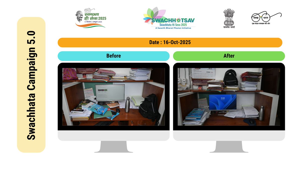 SLUSIindia's tweet photo. SLUSI participation in "Special Campaign 5.0"
@AgriGoI
#SwachhBharatMission #specialcampaign5 #SwachhataHiSeva2025 https://t.co/kSBqDM2KjK