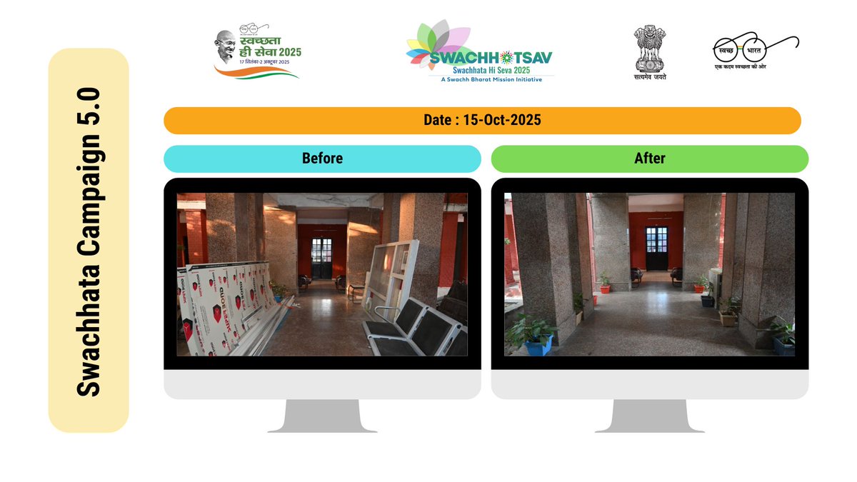 SLUSIindia's tweet photo. SLUSI participation in "Special Campaign 5.0"
@AgriGoI
#SwachhBharatMission #specialcampaign5 #SwachhataHiSeva2025 https://t.co/kSBqDM2KjK