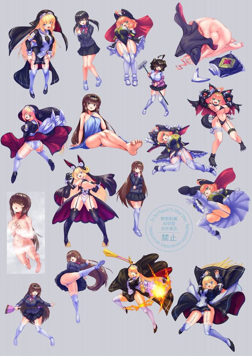 今月のまとめだｵﾗｧﾝ🥰
 #今月描いた絵を晒そう