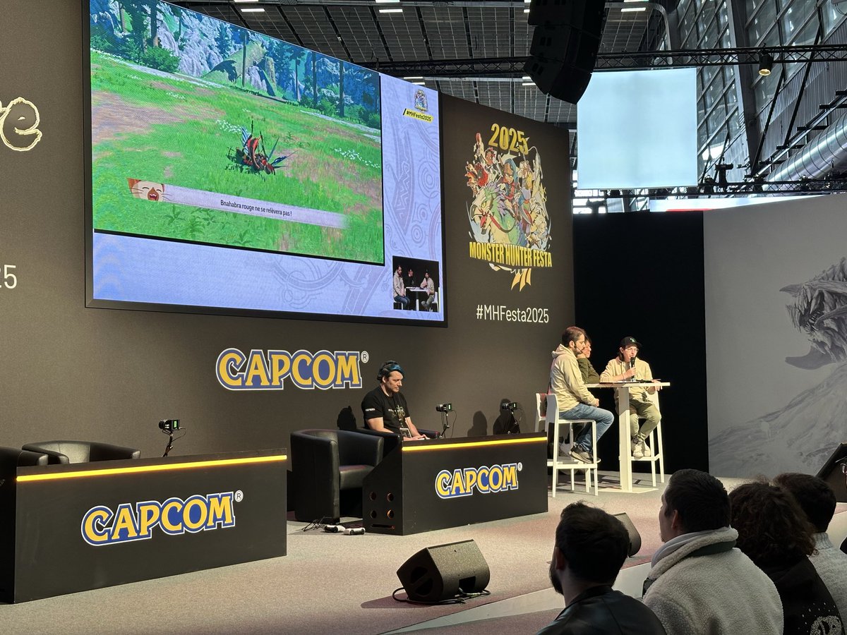 Ryozo Tsujimoto est sur scène pour présenter #MHStories3❗️