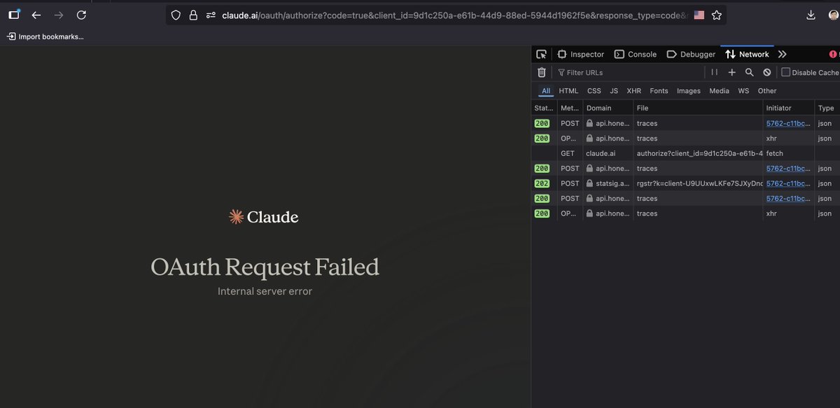 Naziurit's tweet photo. Claude down @AnthropicAI do you have any plan to fix it today ? @claudeai https://t.co/8CC7SvsdUH