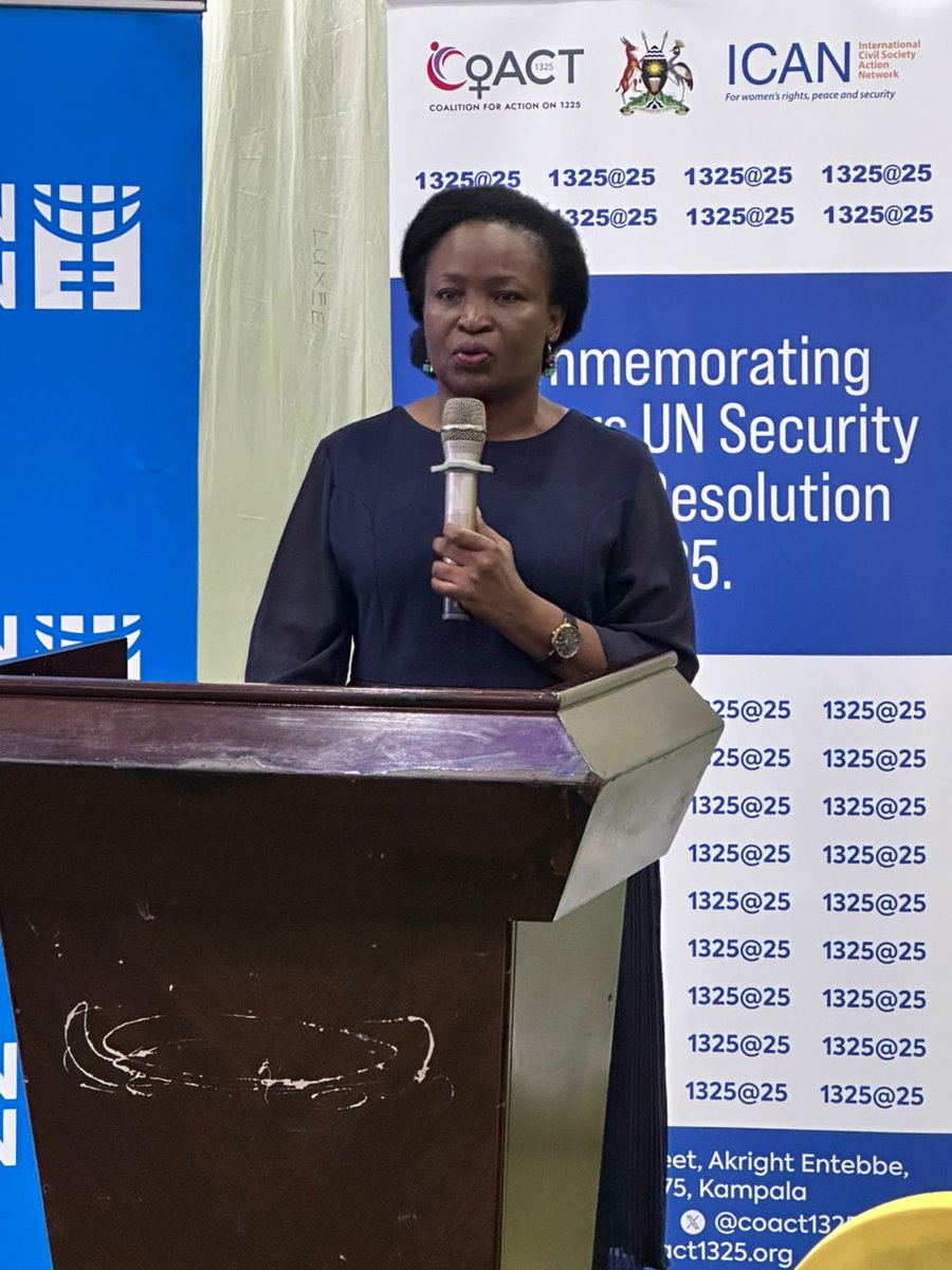 The next chapter of #Resolution1325 must be bold, inclusive &amp; transformative. Let’s reimagine a future where: 🕊️ Peace reigns over conflict
🎙️ Women’s voices shape peace negotiations
⚖️ Survivors find justice &amp; healing
👩‍🎓 Women are empowered to lead
<a href="/TheWIPCentre/">Women's International Peace Centre</a> Juliet Were