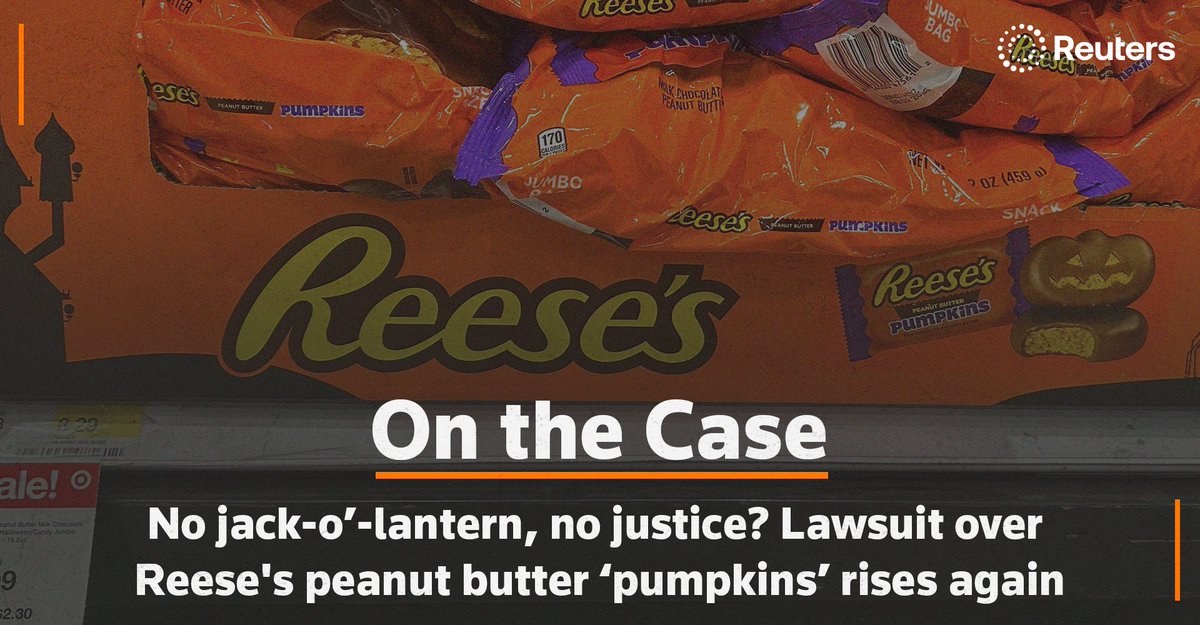 Like a chocolate-covered hand from the grave, a class action lawsuit against candy maker Hershey may be coming back to life. Read <a href="/JgreeneJenna/">Jenna Greene</a>'s column for more reut.rs/49sknQG