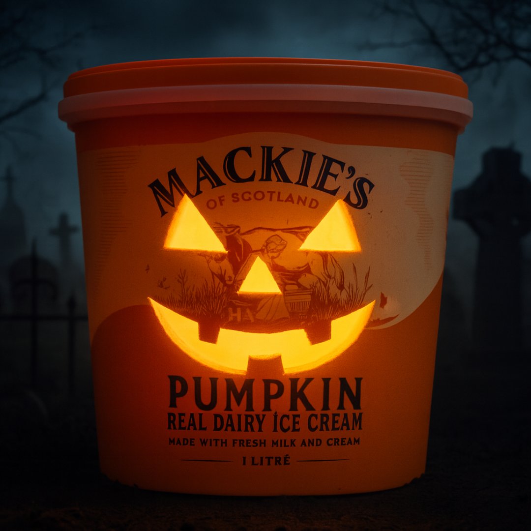 🎃Send shivers down your spoon 🎃

Dark spooky nights can be made much sweeter with a scoop or two 🧡👻🍦

#MackiesOfScotland #HalloweenTreats #PumpkinSeason #SpookyScoops