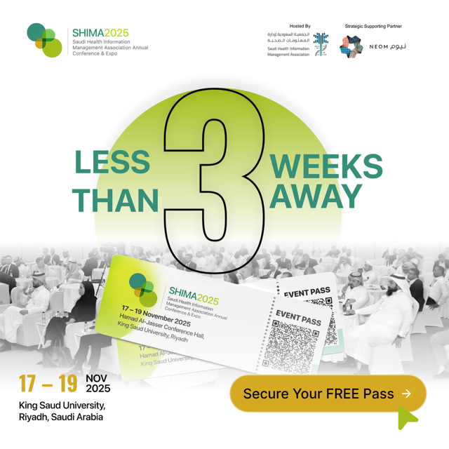 Less than 3 Weeks to Go for the SHIMA Annual Conference &amp; Expo!

Healthcare leaders, innovators, &amp; policymakers will gather at King Saud University, Riyadh, to shape the future of health information management in Saudi Arabia.#SHIMA2025 #Vision2030 #SaudiArabia