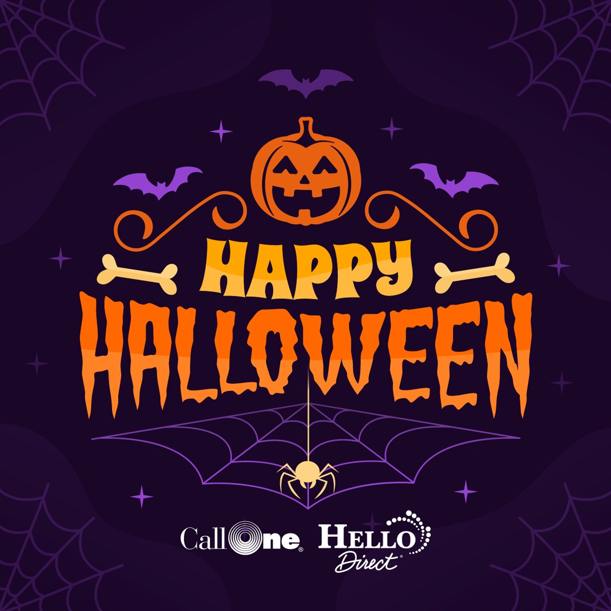 Happy #Halloween from Call One, Inc. and Hello Direct! 🎃 As your team gears up for spooky fun, remember that secure, reliable communication isn't something to fear. How is your company keeping unified collaboration solutions ‘treat-ready’ for hybrid or remote teams this season?