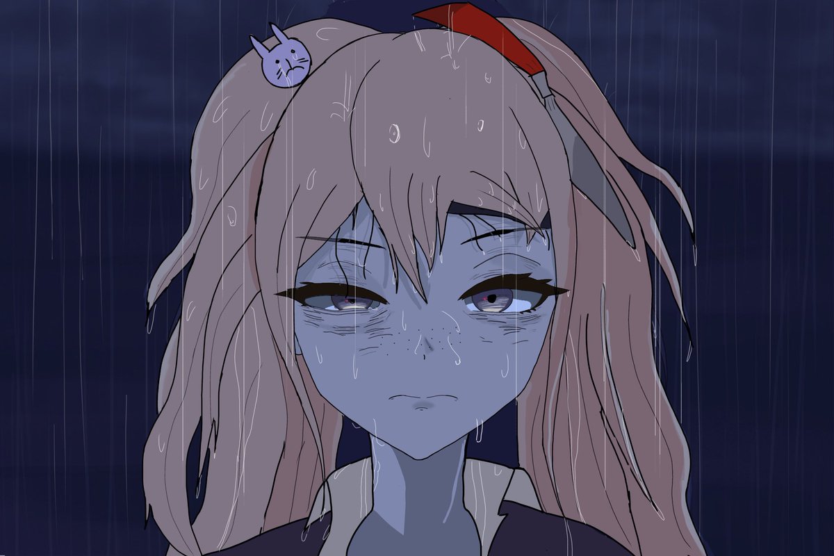 Twitching eye Mukuro #danganronpa