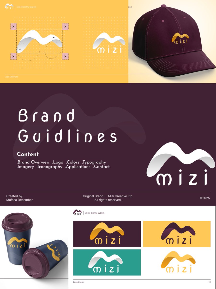 Mufasa_December's tweet photo. I just created a stunning Brand Guideline for Mizi Creative Ltd — take a look and let me know what you think! 👇

🎨 Check out the full Brand Guideline presentation here:
https://t.co/q9p1j6xGjh https://t.co/9nZagVfiN3