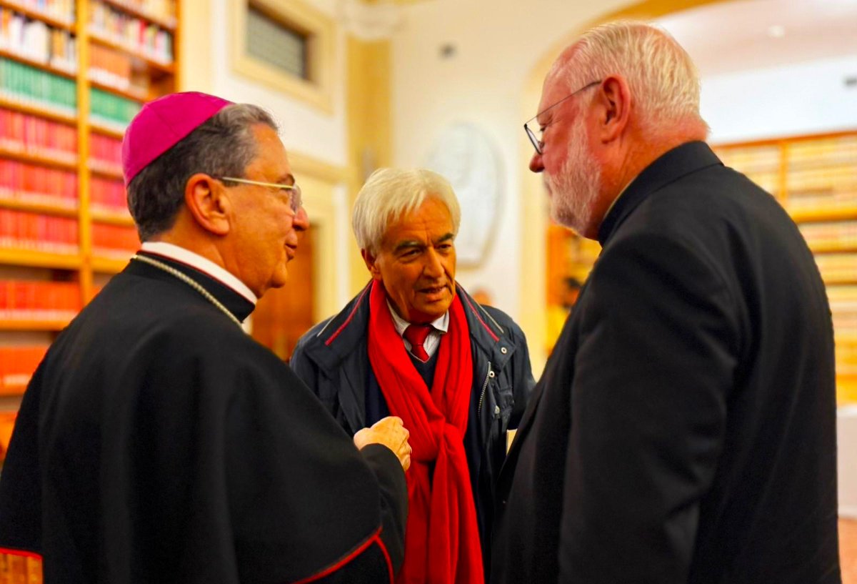 S.E. MONSIGNOR MIGUEL MAURY BUENDÍA, ARCIVESCOVO, NUNZIO APOSTOLICO IN GRAN BRETAGNA. BIBLIOTECA NOBILE DEL PONTIFICIO ISTITUTO TEUTONICO DI SANTA MARIA DELL’ANIMA, ROMA.