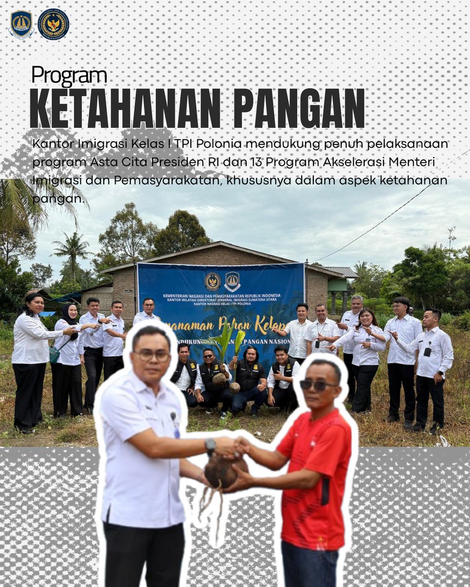 Kantor Imigrasi Kelas I TPI Polonia tweet media