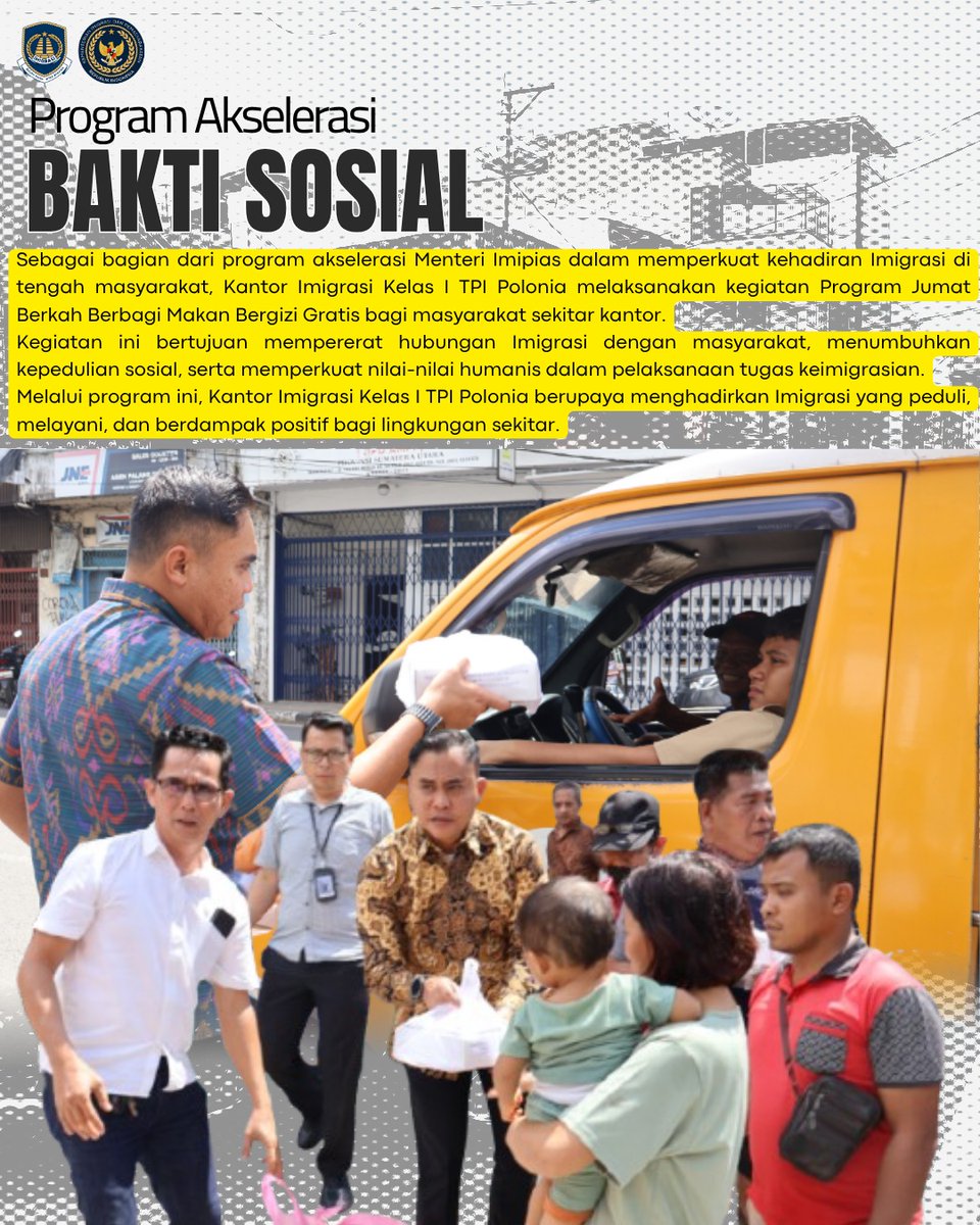 Kantor Imigrasi Kelas I TPI Polonia tweet media