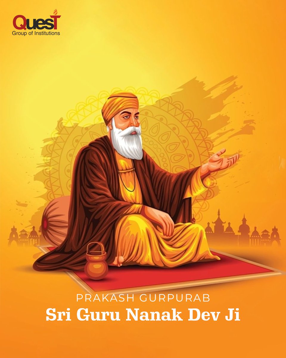 🌸 On this sacred occasion of Guru Nanak Dev Ji’s Prakash Gurpurab, may we walk the path of truth, humility, and selfless service.

#PrakashGurpurab #GuruNanakDevJi #QuestGOI #PeaceAndProsperity