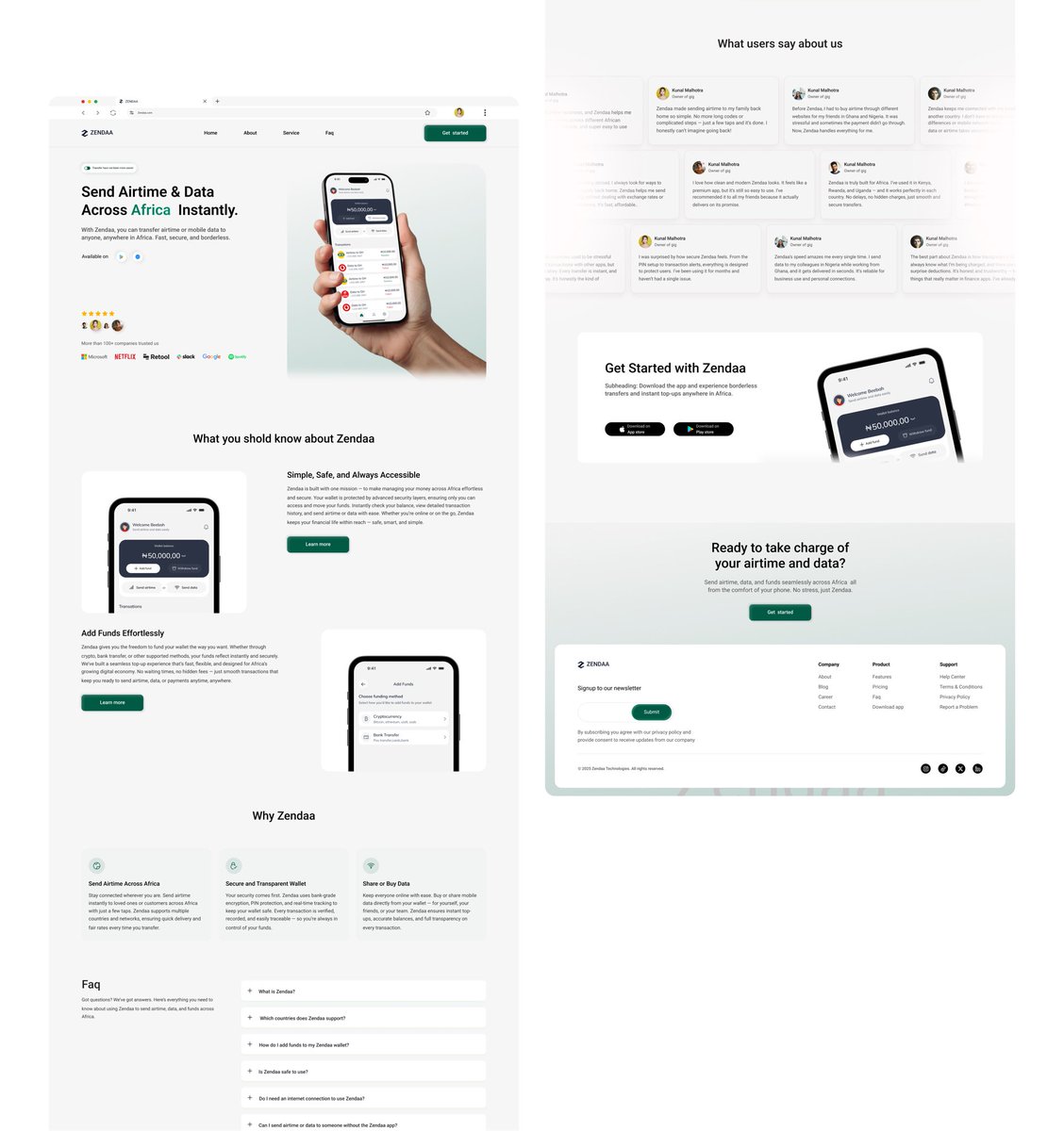 Only_Beebah's tweet image. Zendaa is my idea. I was out of data that evening, reminiscing on how my siblings in Nigeria always take care of my data. Then the idea came to me, what if I design an app that allows data transfer across African countries? That was how I came up with Zendaa.
#uiux
