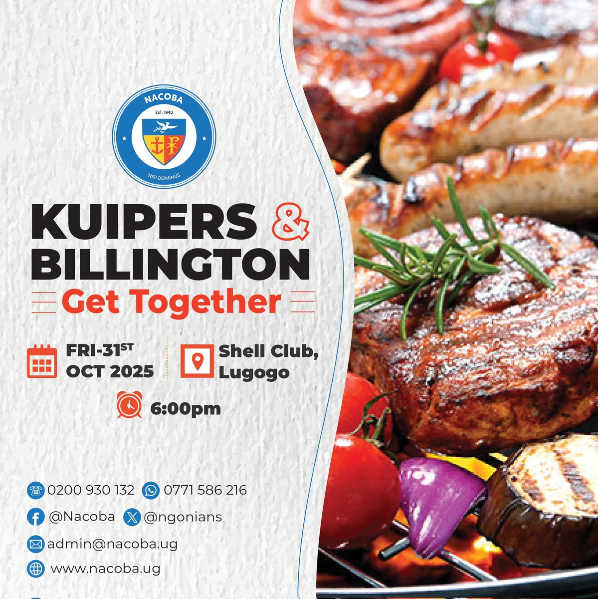 <a href="/ngonians/">NACOBA</a> Today Kuipers and Billington will be hosting the monthly get together. Topic of the day is "Men's Wellness and Family Wellness in the New Era." Presenter: Leila Samyano from Northstar.
#nisidominus