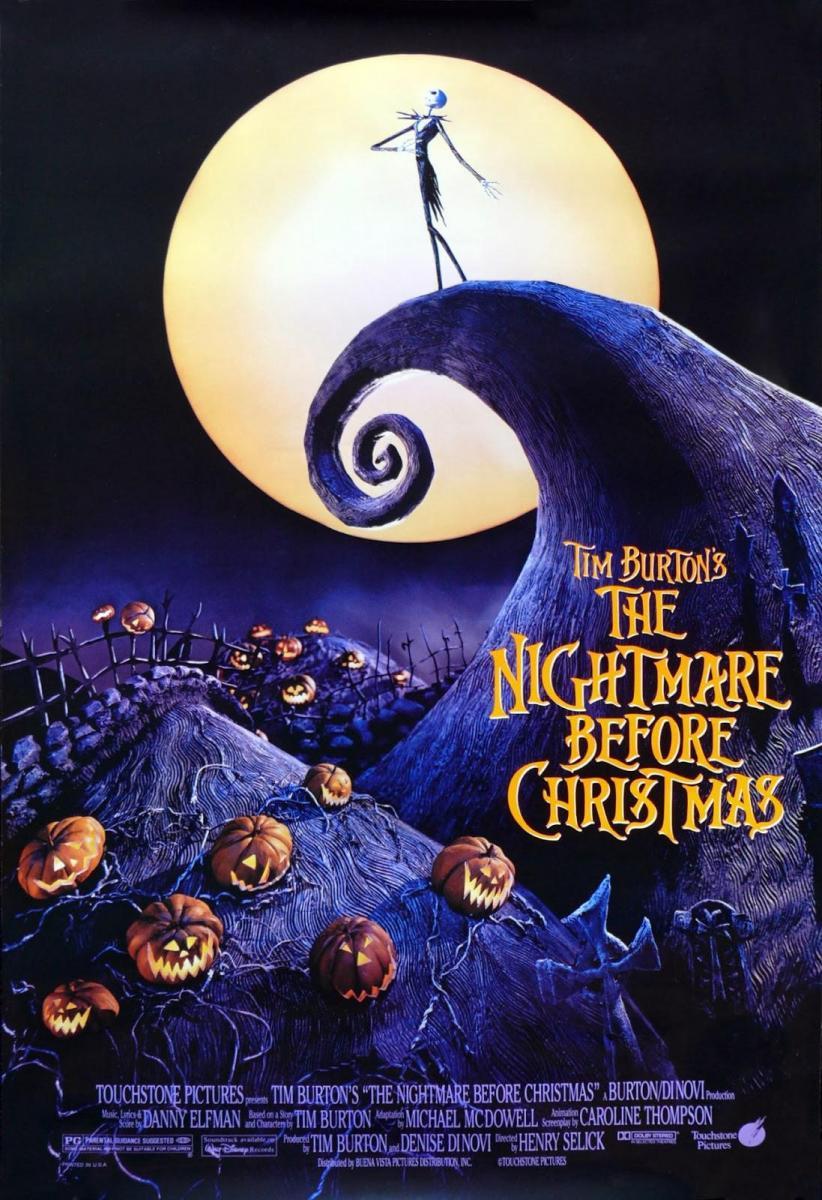 Feliz Halloween 
#HappyHalloween
Pesadilla Antes de Navidad (1993) de Henry Selick
Producida por Tim Burton