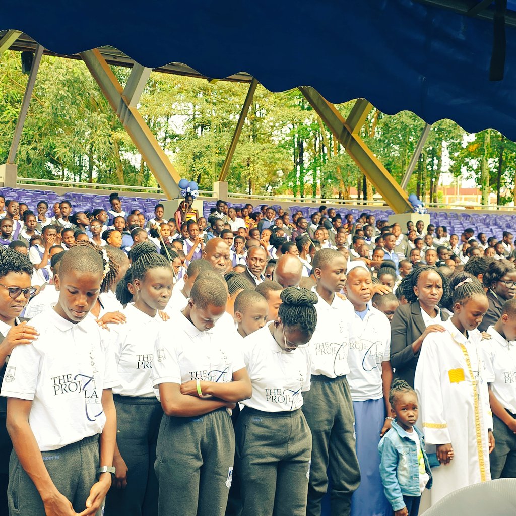 UMNamugongo's tweet photo. A special blessing for our first ever cohort of Primary Seven pupils from our Primary Section, Uganda Martyrs Nursery & P.S as they prepare for their PLE exams! May God guide you with wisdom, courage, and strength as you step into this new chapter. #ProjectClass #UMSSN #UMNPS https://t.co/ngL7B3bAAP